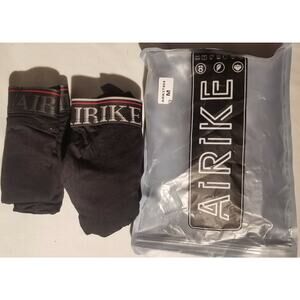 2 Pack Mens AIRIKE MED - Boxer Briefs - Short Leg - Open Bag -NEW